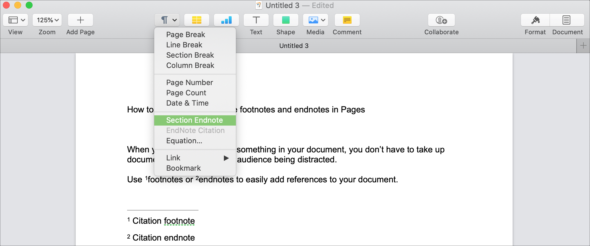 difficulty highlighting a pdf in endnote for mac